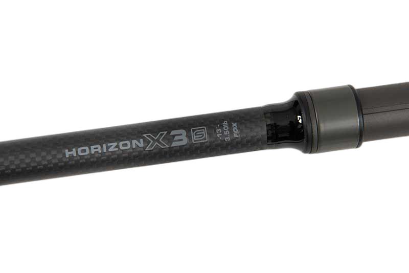 Gravure Horizon X3-S sur le blank, version 13 ft 3,5 lb