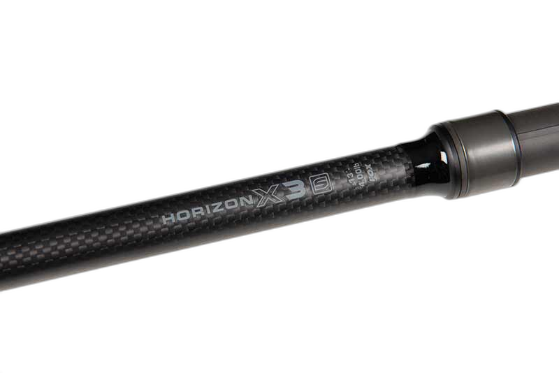 Gravure Horizon X3-S sur le blank, version 13 ft 4 lb