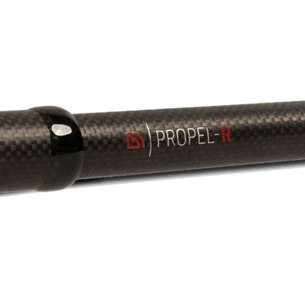 Vue d'ensemble de la Trakker Propel-R avec texte PROPEL-R gravé
